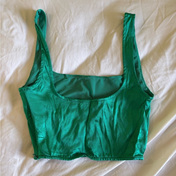 Zara green crop top - Picture 2 of 3